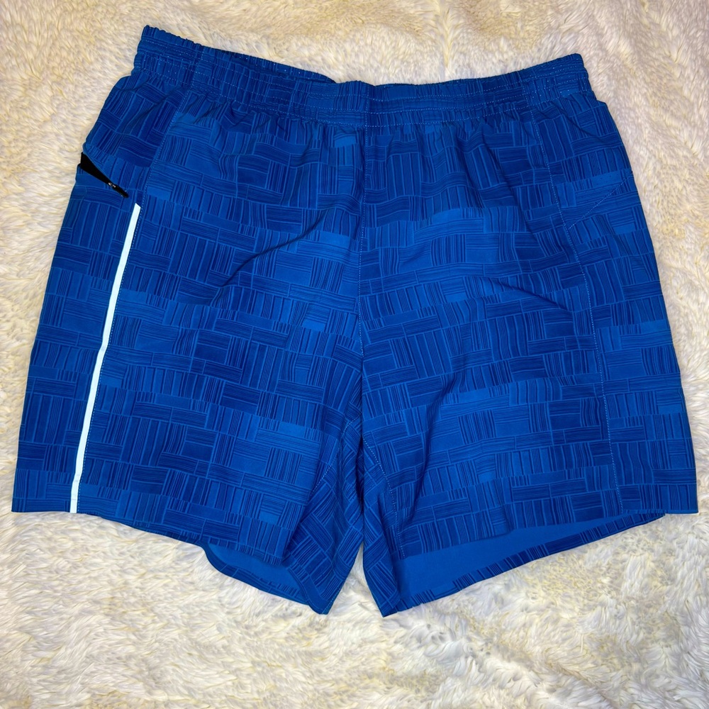 Men's Blue Athletic Shorts large with liner 7” inseam